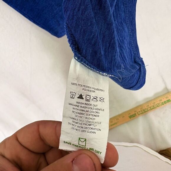 MLB Texas Rangers Blue TX3 Cool Short Sleeve Tshirt Men's Size XL - Picture 6 of 10